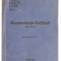 Standortdienst-Vorschrift St.O.D.V. Neudruck vom 24.10.1939