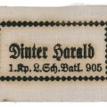 Personal Fabric Tag for attaching on uniform or equipment