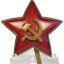 Red Star Hat Insignia 31 mm 0