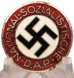 NSDAP party badge M1/93 RZM - Gottlieb Friedrich Keck