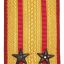 Shoulder strap of a lieutenant colonel of artillery or tank troops,  produced by Ludwig Richter 0