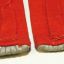 Wehrmacht artillery Leutnant slip on shoulder boards with red felt waffenfarbe backing 1