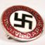 NSDAP party badge M1/93 RZM - Gottlieb Friedrich Keck 1