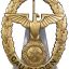 Early Gau Baden Honour Badge, Gold Grade Fr. Klett 0