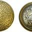 12 mm Luftwaffe, Wehrmacht Generals or NSDAP gold plated brass button 0