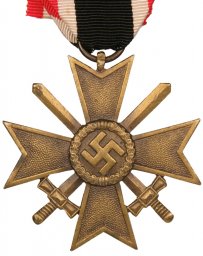 Cross KVK II 1939, with swords. Bronze