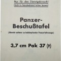 Panzer-Beschußtafel 3,7 cm Pak 37 (t) (Czech)