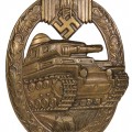 Panzerkampfabzeichen in Bronze Adolf Scholze