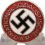 Gustav Hähl NSDAP Membership Badge M1/62 RZM 0