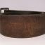 Brown Leather Belt for Command Staff with Double-Prong Zinc Buckle 1