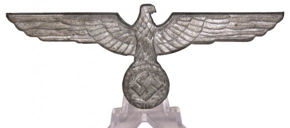 Zinc Metal Eagle for Wehrmacht Summer White Uniform