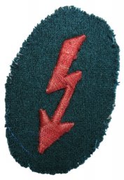 Sleeve patch for a signalman in an artillery unit of the Wehrmacht