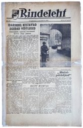 Rindeleht newspaper from November 6th, 1943