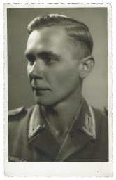 Portrait of a young German NCO