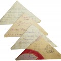 Four frontline triangle-letters to home from Junior Sergeant