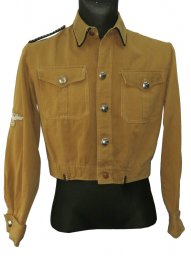 Brown NSKK shirt for units from the Nordsee/Kurpfalz-area Stahlgrün