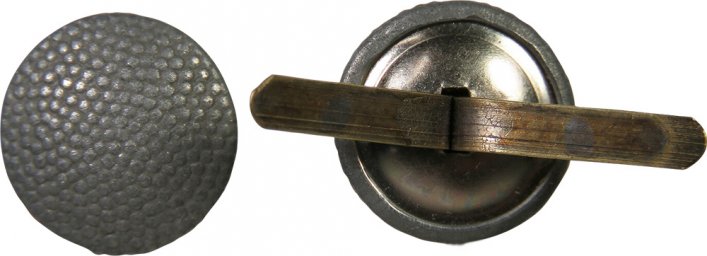 Set of 2 buttons for Wehrmacht, SS or Luftwaffe officer's headgear.