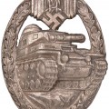 Panzerkampfabzeichen in Silber W. Deumer