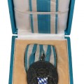 3rd Reich Bavarian Industrial Faithful Service Medal in its Case - Deschler u Sohn