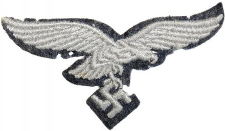 Luftwaffe breast eagle on a felt base, unused