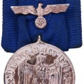 4 years of the service in the Wehrmacht on the medal bar