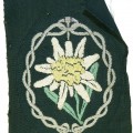 Sleeve insignia for German Wehrmacht Gebirgsjäger. BeVO