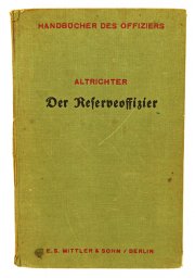 Library of German officer- The reserve officer