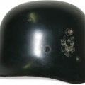 Black Austrian M 16 Polizei steel helmet