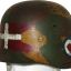 Austrian M16 Wehrmacht re-issue helmet, camouflage. Danish resistance 0