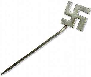 Swastika sign of a sympathizing of the Nazi party. 10 mm