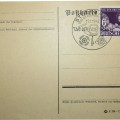 First day postcard Tag der Briefmarke. 11. Januar 1942 Stuttgart