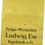 Award envelope factory Ludwig Ess 0