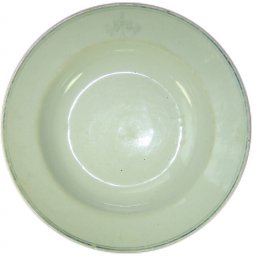 WW2 Russian Red Fleet soup Plate with RKVMF logo.