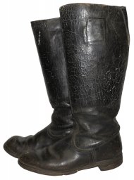 German black tall army boots (Marschstiefel)