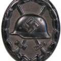 Wound badge in black, 1939. Wilhelm Deumer. LDO L/11. Iron