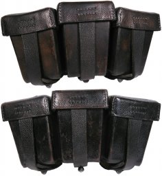 A pair of pouches for the k98 rifle. DRP RGSB. Postschutz. Mint