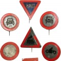 3rd Reich Winterhilfswerk badges series of road signs