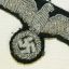 Wehrmacht Heer. Feldbluse or Waffenrock removed breast eagle 1