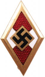 HJ member badge in gold - HJ Ehrenzeichen. 30 mm