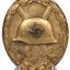 Wound Badge. Gold Grade, Glaser & Sohn 0