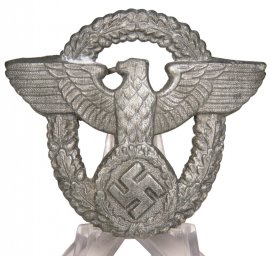 Cap Badge for the Police of the Third Reich