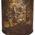 A tin can of American pork stew supplied to the USSR under Lend-Lease