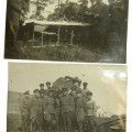 2 photos of the Anti aircraft projectorists of the Red Army