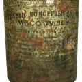WW1 Russian Stewed meat can from 1915