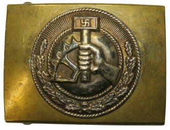 Brass NSBO Buckle with Separate Medallion