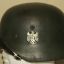 Wehrmacht m35 NS64/E.084 Steel helmet, complete, double decal 1