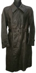 Leather double-breasted coat of the "Raglan" type, model 1926