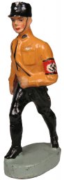 Figurine of an SS LAH guard soldier in early uniforms, Elastolin