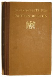 Documents of the 3rd Reich "Dokumente des Dritten Reiches"