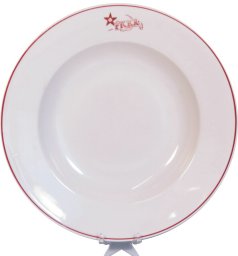 Pre-war made Red Army soup plate with PKKA logo